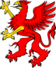 Red Griffin Clip Art